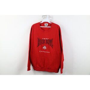 Vtg Mens L 1997 Rose Bowl Champs Ohio State University Football Sweatshirt USA